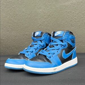 Nike Jordan 1 Retro Black Blue Kids